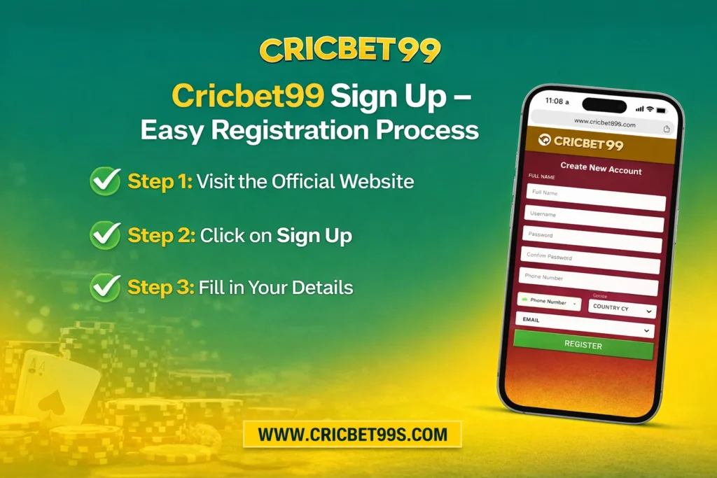 Cricbet99 signup