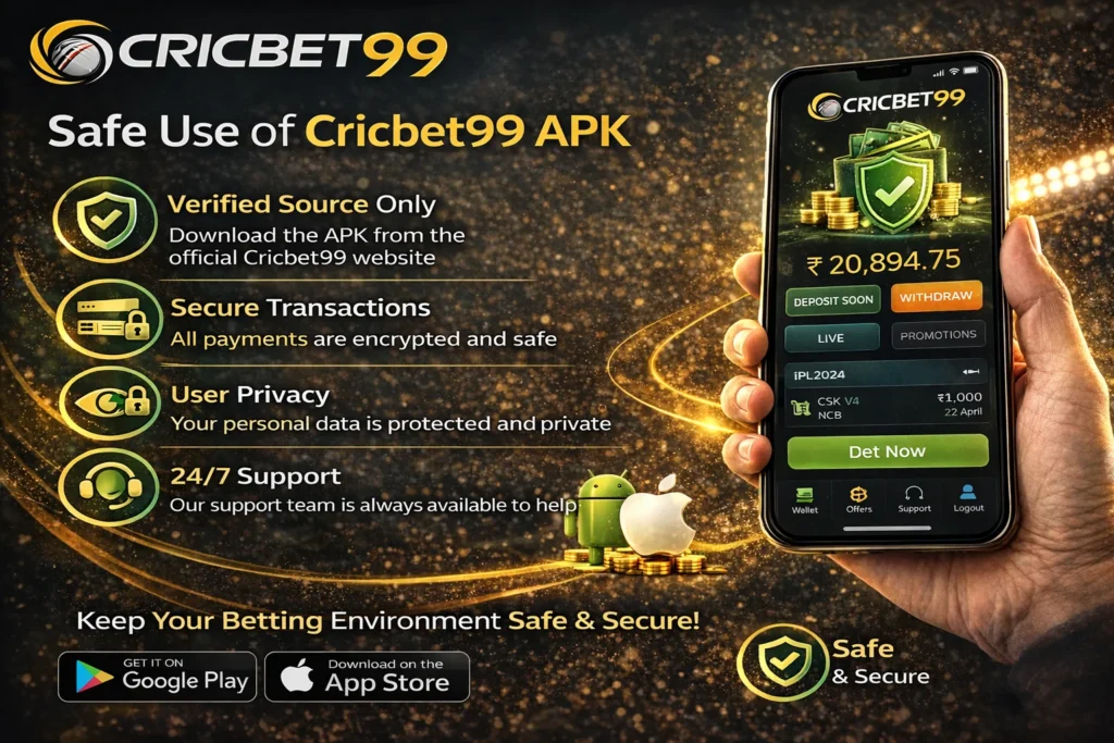 Safe Use of Cricbet99 APK