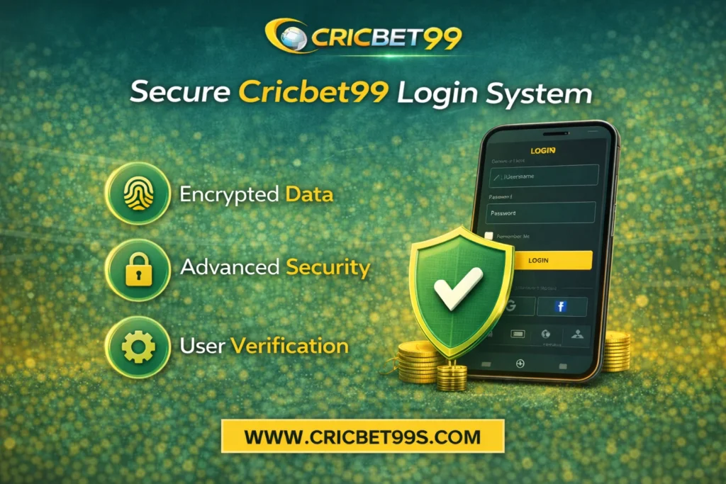 Secure cricbet99 login sysytem
