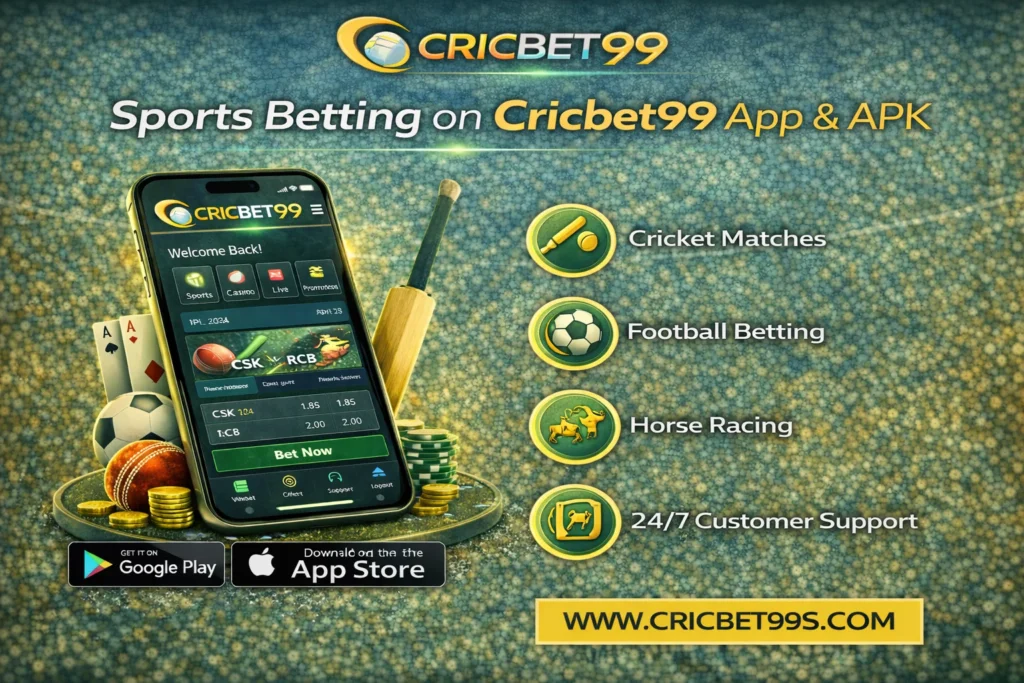 Sports Betting on Cricbet99 App & APK